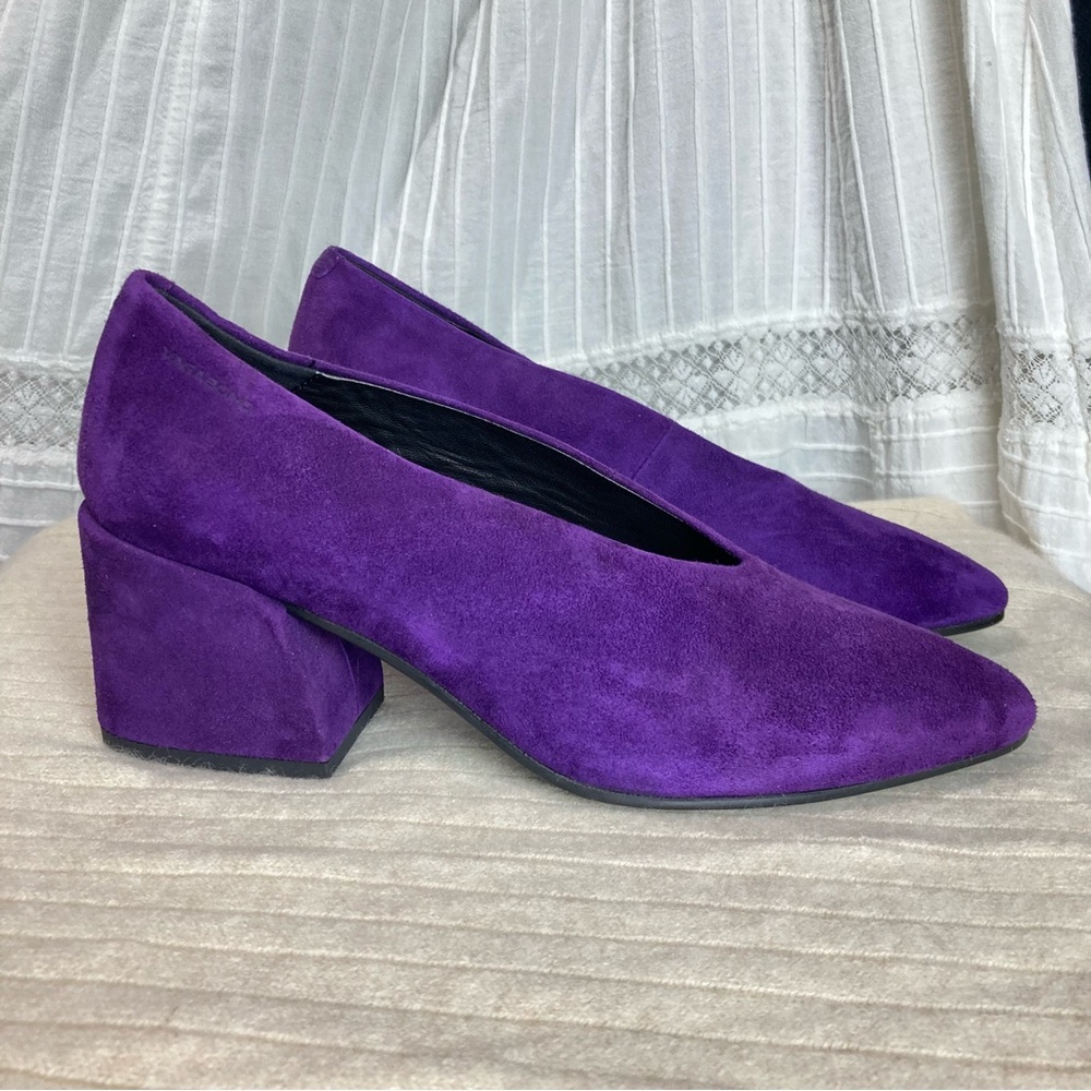 Vagabond Olivia Heels Purple Suede sz 38 / 7